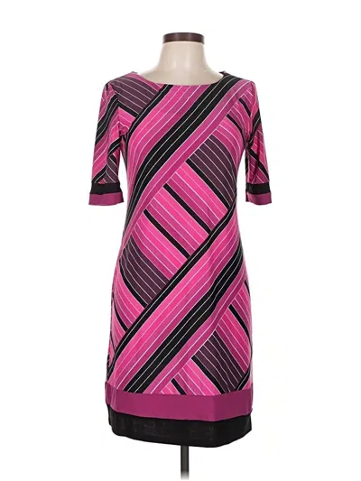 Pre-owned Karin Stevens Cocktail Dress In Pink