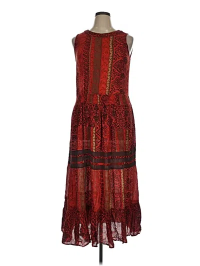 Pre-owned Karin Stevens Cocktail Dress In Red