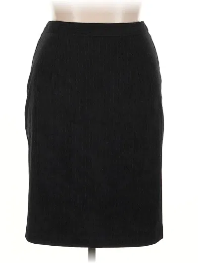Pre-owned Karin Stevens Formal Skirt In Black