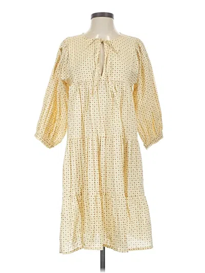 Pre-owned Karina Casual Dress In Yellow
