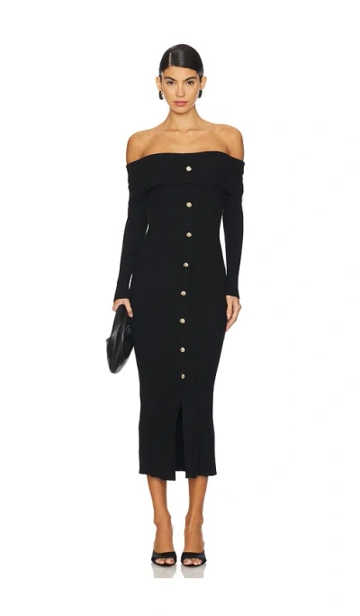 Karina Grimaldi Strick Midikleid Alana In Black