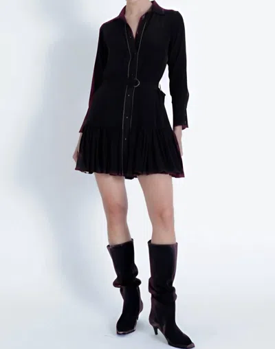 Karina Grimaldi Alexis Chain Mini Dress In Black