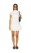 Karina Grimaldi Aruba Embroidered Dress In White
