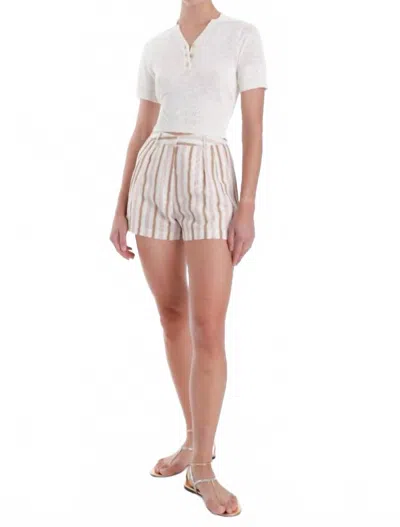 Karina Grimaldi Aspen Knit Top In White