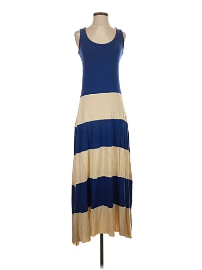 Pre-owned Karina Grimaldi Casual Dress In Blue