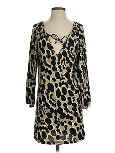Pre-owned Karina Grimaldi Casual Dress In Gold