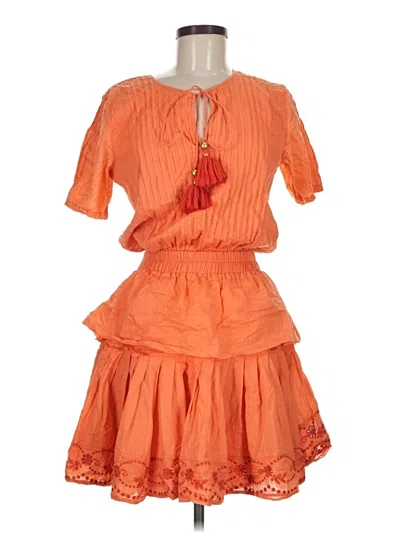 Pre-owned Karina Grimaldi Casual Dress In Orange