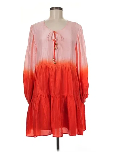 Pre-owned Karina Grimaldi Casual Dress In Orange