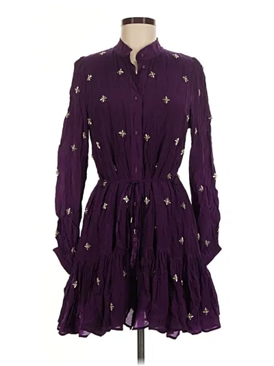 Pre-owned Karina Grimaldi Casual Dress In Purple
