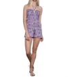 Karina Grimaldi Charlie Romper In Purple In Purple