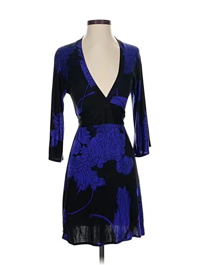 Pre-owned Karina Grimaldi Cocktail Dress In Blue