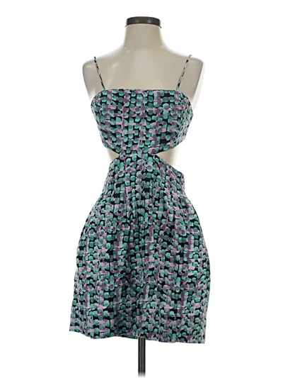 Pre-owned Karina Grimaldi Cocktail Dress In Green