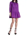 Karina Grimaldi Cora Mini Dress In Magenta In Pink