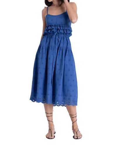 Karina Grimaldi Emilia Top In Ocean Blue