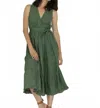 Karina Grimaldi Fannie Dress In Green In Green