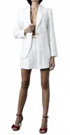 Karina Grimaldi Hallie Shorts In Seashell White In White