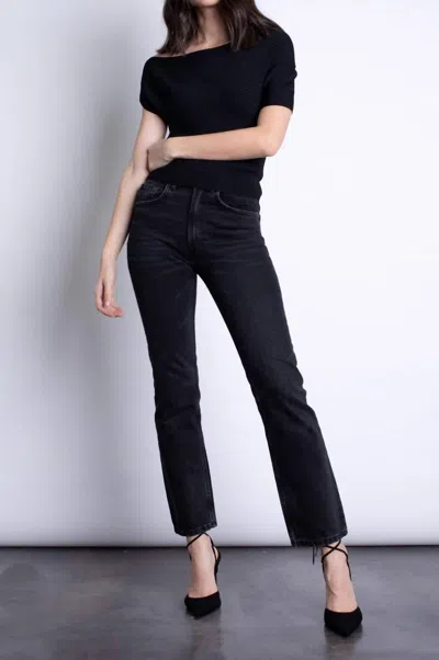 Karina Grimaldi Natalia Knit Top In Black