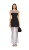 Karina Grimaldi Renata Knit Maxi Dress In Black