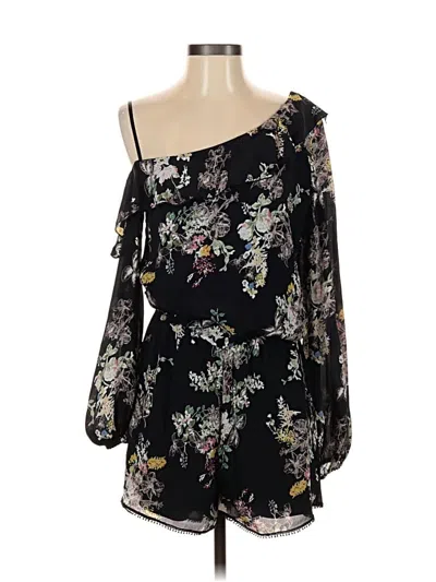 Pre-owned Karina Grimaldi Romper In Black