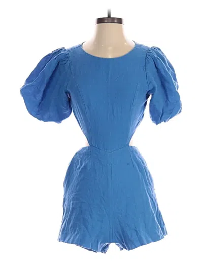 Pre-owned Karina Grimaldi Romper In Blue