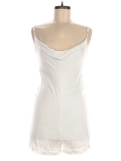 Pre-owned Karina Grimaldi Romper In Ivory