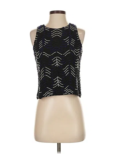 Pre-owned Karina Grimaldi Sleeveless Blouse In Black