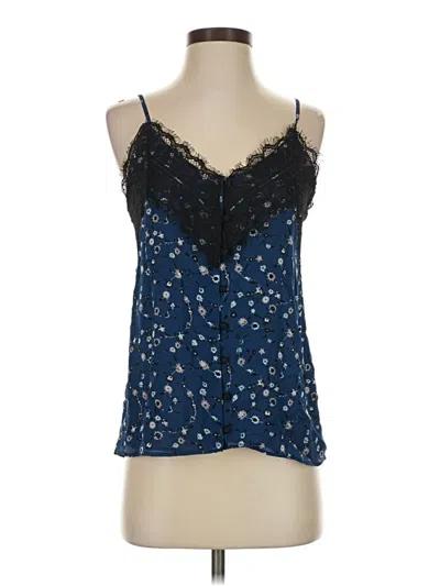 Pre-owned Karina Grimaldi Sleeveless Blouse In Blue
