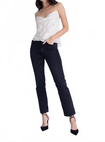 Karina Grimaldi Thea Embroidered Top In Ivory In White