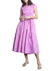Karina Grimaldi Virginia Midi Dress In Lavender In Purple