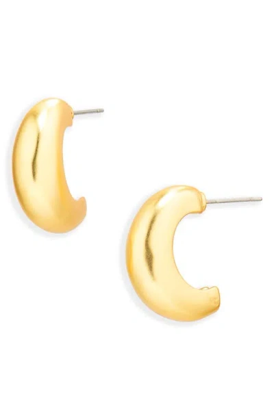 Karine Sultan Arc Hoop Earrings In Neutral