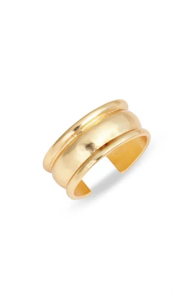 Karine Sultan Architectural Dome Ring In Gold