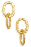 Karine Sultan Bold Link Dangle Necklace In Gold