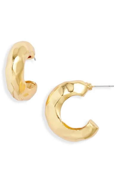 Karine Sultan Bubble Hoop Earrings In Gray
