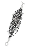 Karine Sultan Corals Bracelet In Metallic