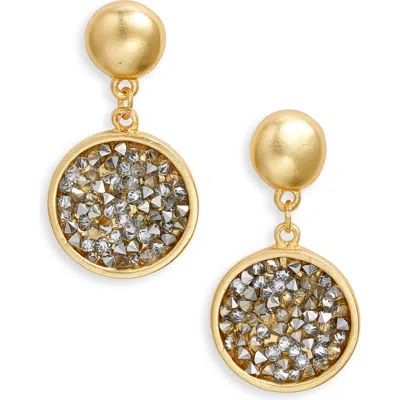 Karine Sultan Drop Earrings In Gold