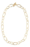 Karine Sultan Freeform Long Necklace In Gold