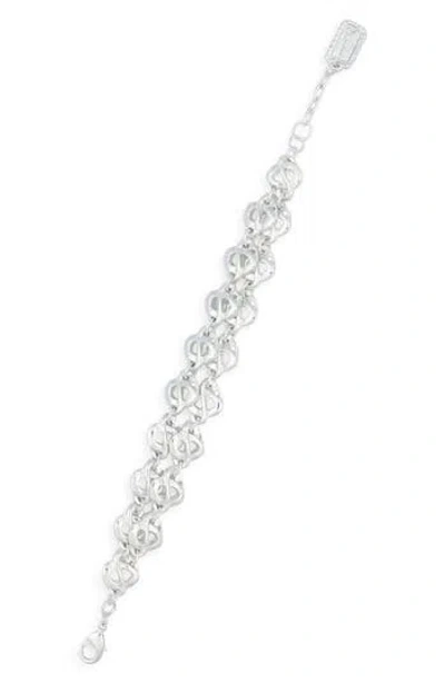 Karine Sultan Greek Link Bracelet In Metallic