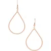 Karine Sultan Open Teardrop Earrings In Gold