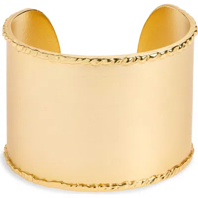 Karine Sultan Sculpted Edge Cuff In Gray