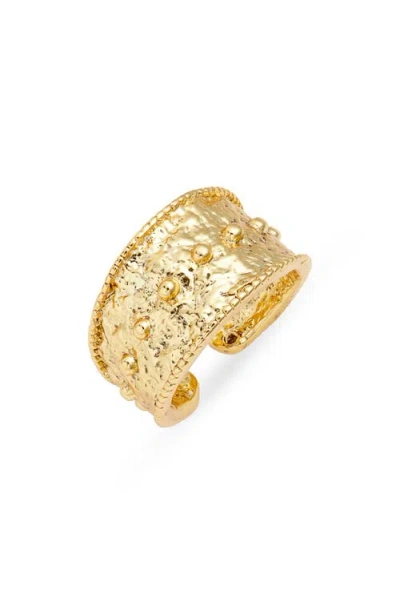 Karine Sultan Serpenti Line Dots Ring In Gold