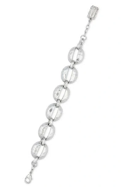 Karine Sultan Shell Bracelet In Metallic