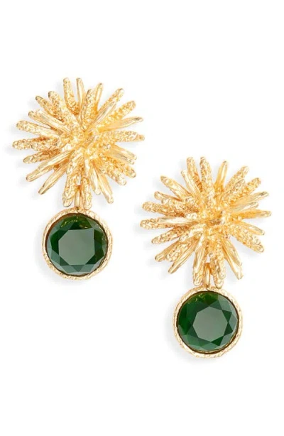 Karine Sultan Starburst X Drop Earrings In Multi