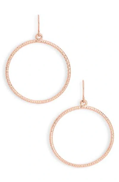 Karine Sultan Twisted Hoop Earrings In Gold