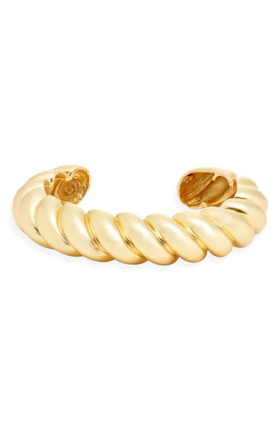 Karine Sultan Twisted Rope Bracelet In Gold