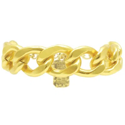 Karine Sultan Women's Chunky Curb Bracelet In Gold