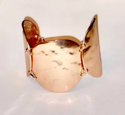 Karine Sultan Women's Large Disk Bracelet In Rose Gold