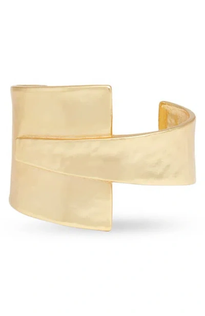 Karine Sultan Wrapped Cuff Bracelet In Neutral