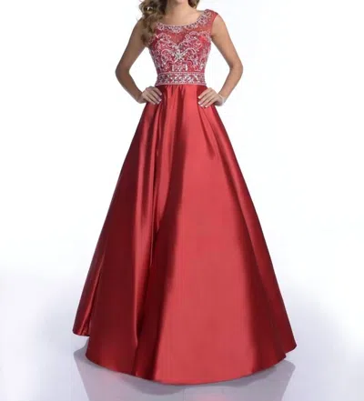 Karishma Creations Scoopneck Sleeveless Maxi Dress In Red