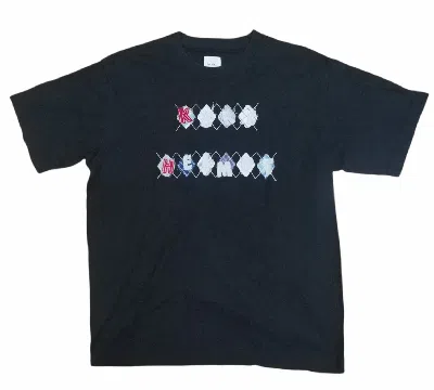 Pre-owned Karl Helmut Vintage  Embroidery Spellout Tees In Black
