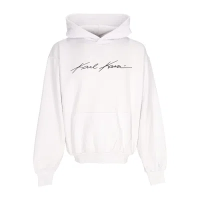 Karl Kani Autograph Heavy Sweat Os Hoodie White Men's Hoodie